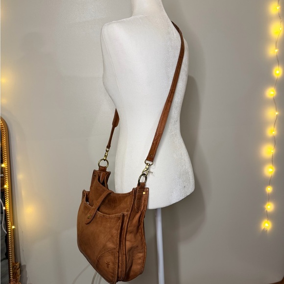 Frye Tan Leather Crossbody Bag - Picture 2 of 12